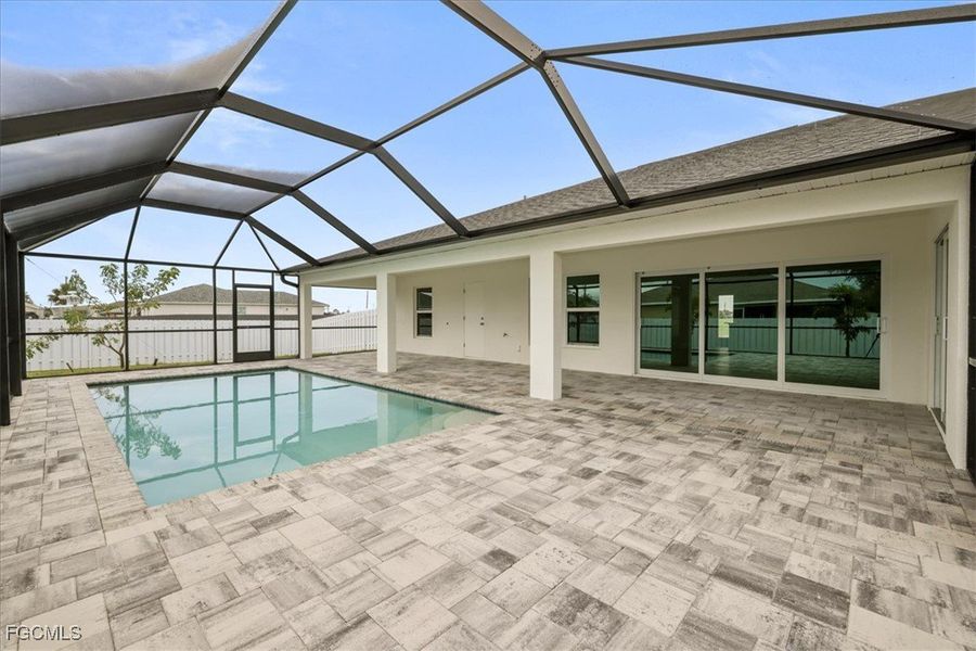 Exterior details and patio area of a home in Cape Coral, Cape Coral (Image 20).