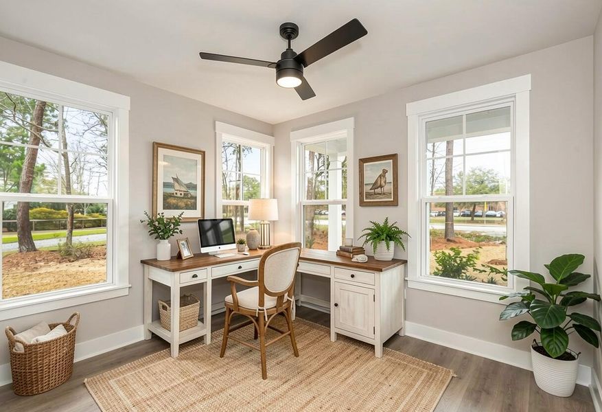 Furnished interior view inside a new home in , Mount Pleasant (Image 12).