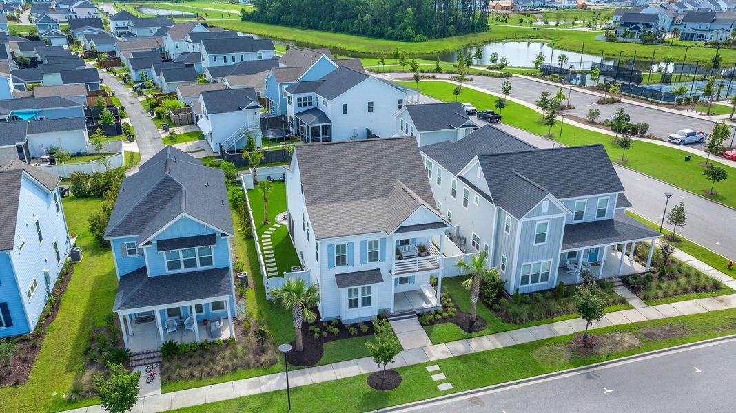 Front exterior of a new home in Nexton, Summerville, SC, highlighting curb appeal (Image 2). Front exterior of a new home in Nexton, Summerville, SC, highlighting curb appeal (Image 2).
