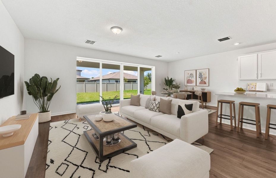 Furnished interior view inside a new home in Vida's Way, Wesley Chapel (Image 10).