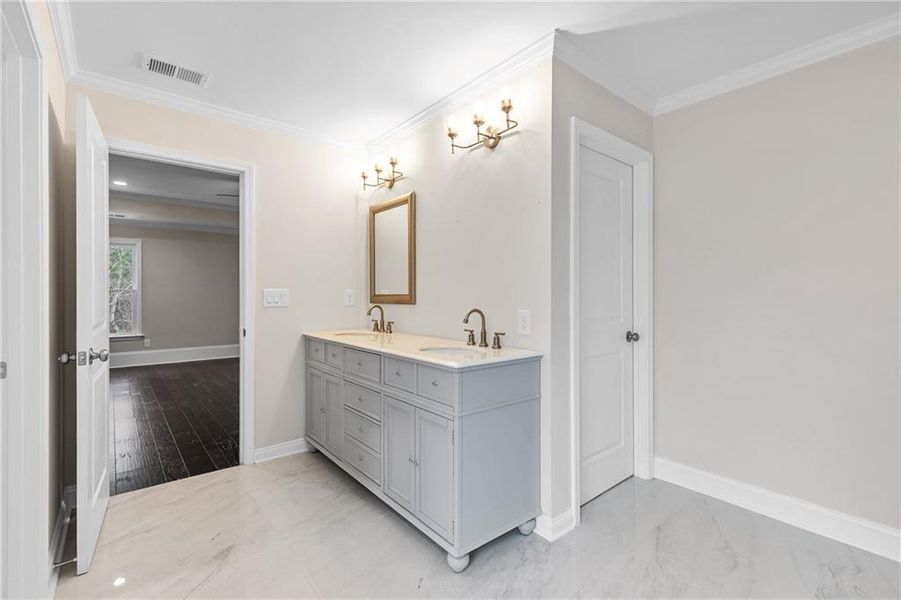 Furnished interior view inside a new home in , Covington (Image 7).