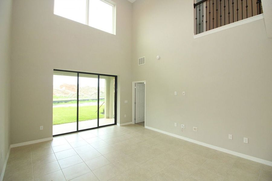 Representative unfurnished interior of a home built from the Santa Rosa by Taylor Morrison in Cassia at Skye Ranch, Sarasota (Image 19).