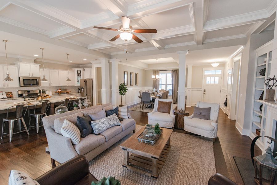 Representative furnished interior of a home built from the McKinley by Bill Clark Homes in The Sanctuary at Sunset Beach, Sunset Beach (Image 93). Representative furnished interior of a home built from the McKinley by Bill Clark Homes in The Sanctuary at Sunset Beach, Sunset Beach (Image 93).