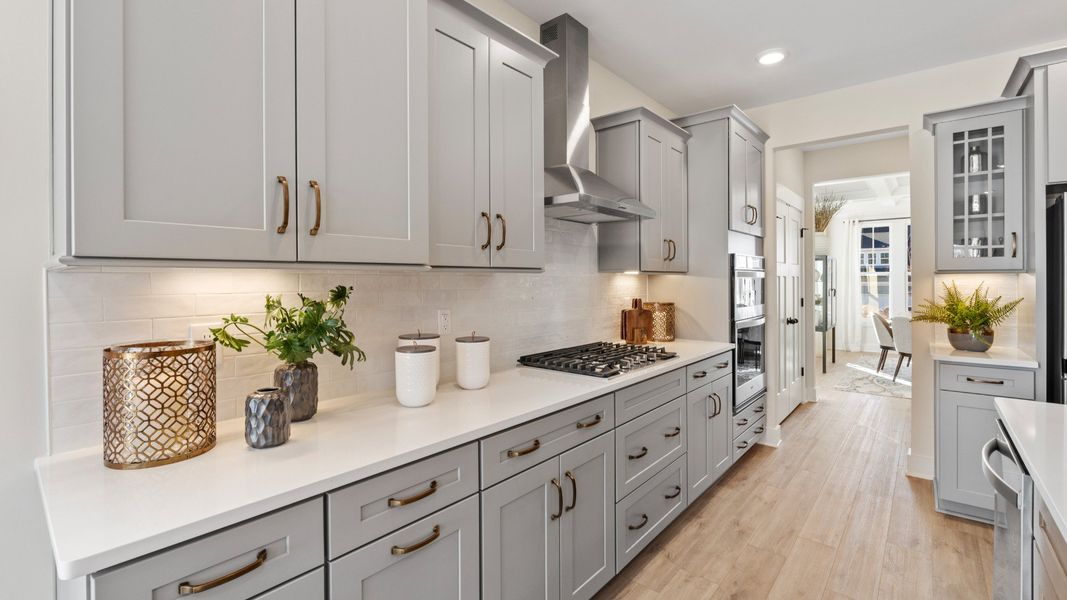 Furnished interior view inside a new home in Creeks at Midway, Anderson (Image 8).