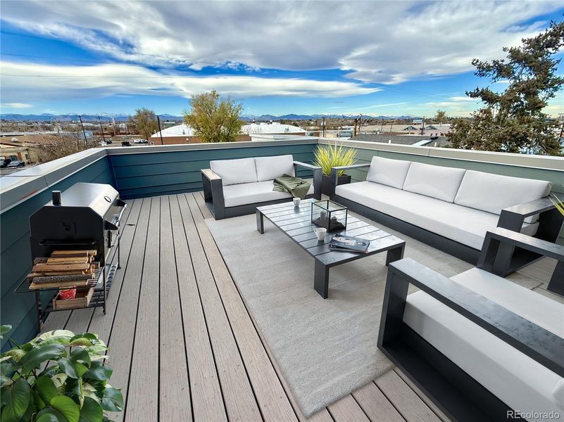 Exterior details and patio area of a home in , Denver (Image 23). Exterior details and patio area of a home in , Denver (Image 23).