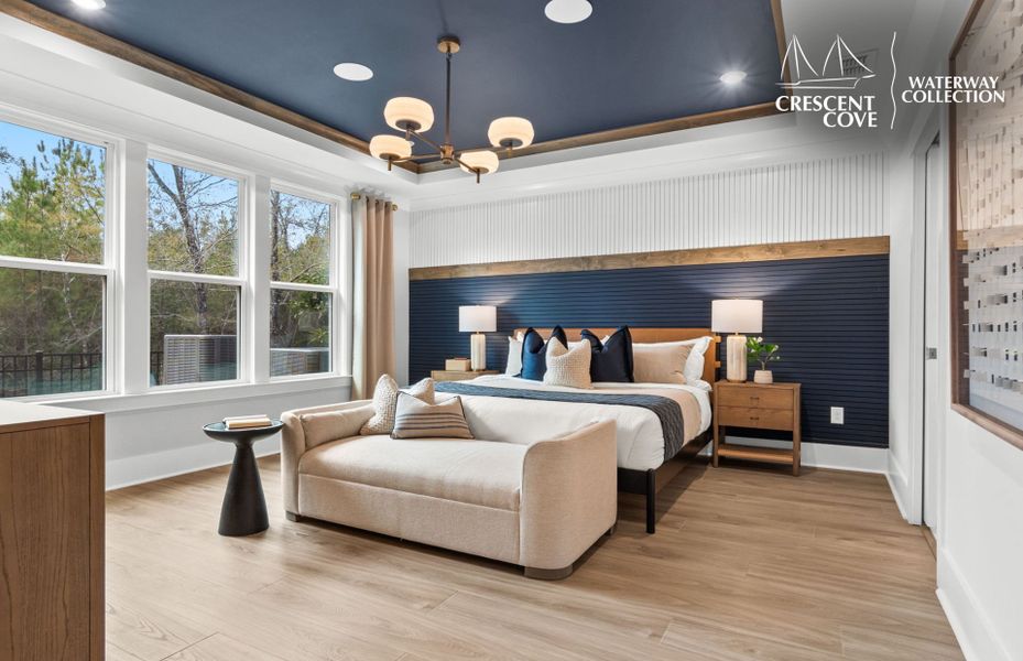 Representative furnished interior of a home built from the Stellar - Waterway Collection by Pulte Homes in Crescent Cove, Myrtle Beach (Image 33).