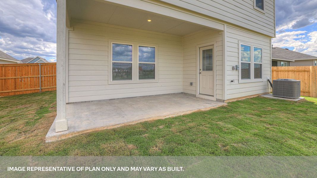 Representative exterior photo of a completed home built from the The Nicole by D.R. Horton in Trace, San Marcos, TX (Image 24). Representative exterior photo of a completed home built from the The Nicole by D.R. Horton in Trace, San Marcos, TX (Image 24).