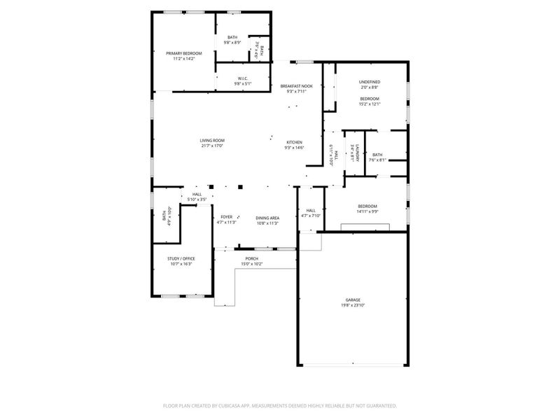 2D floor plan layout of this home in , Houston, TX (Image 3).