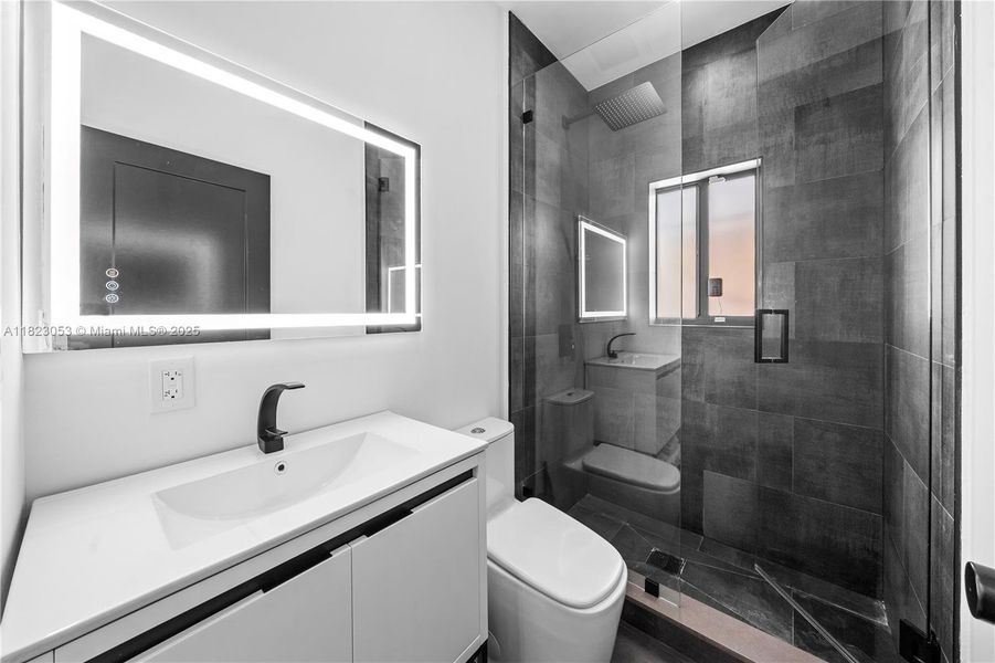 Furnished interior view inside a new home in , Miami (Image 13).