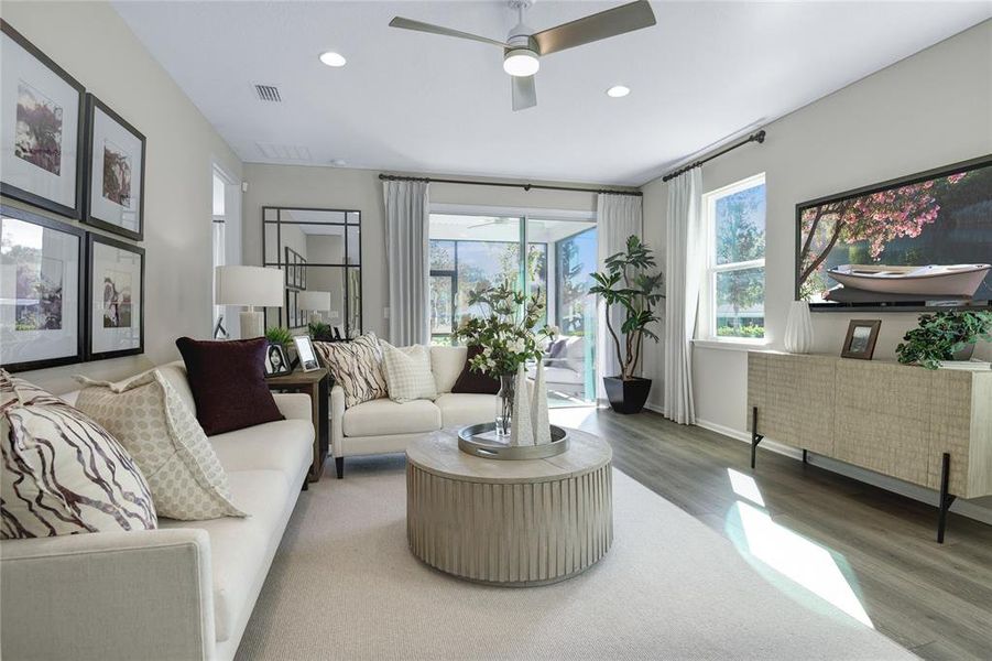 Furnished interior view inside a new home in Waterset, Apollo Beach (Image 6).