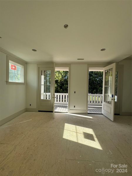 Family Room/Entrance to Balcony