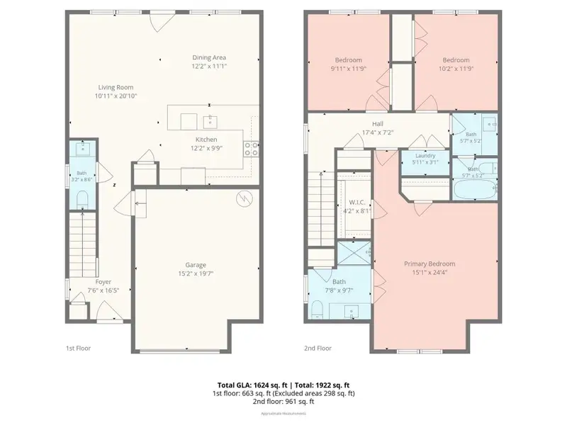 2D floor plan layout of this home in , Charlotte, NC (Image 4).
