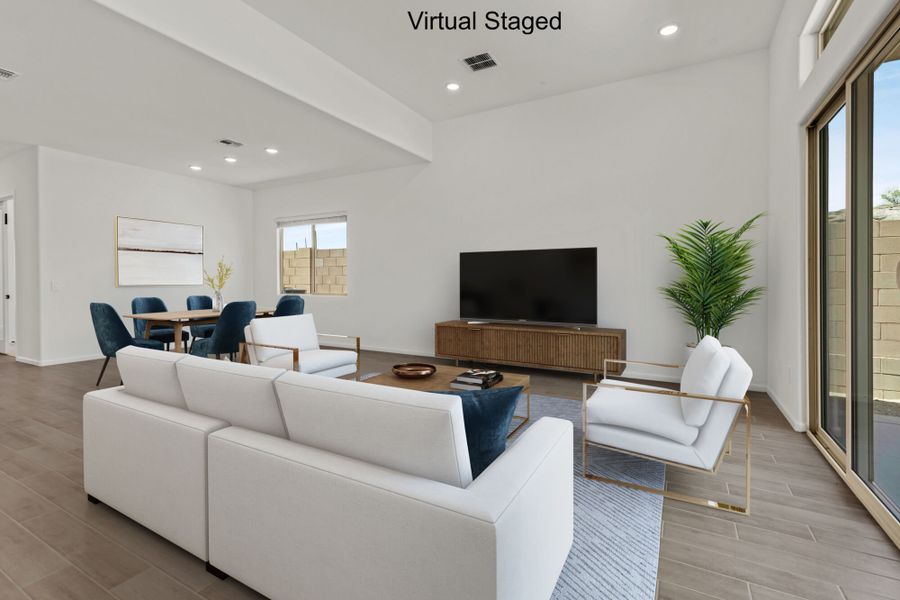 Furnished interior view inside a new home in Saguaro Reserve II, Marana (Image 6).
