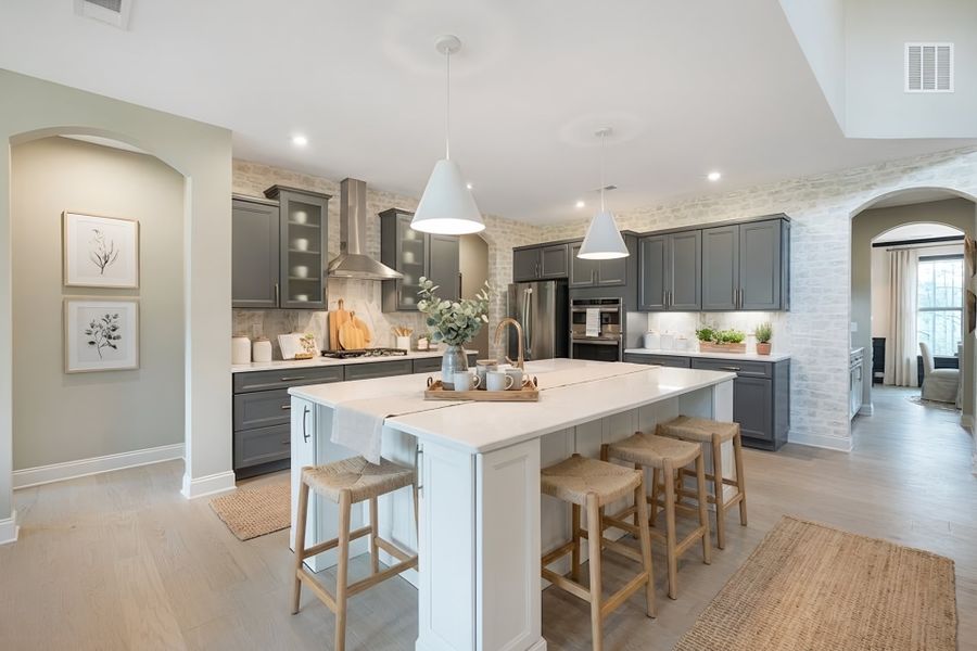 Furnished interior view inside a new home in Woodberry, Canton (Image 32).