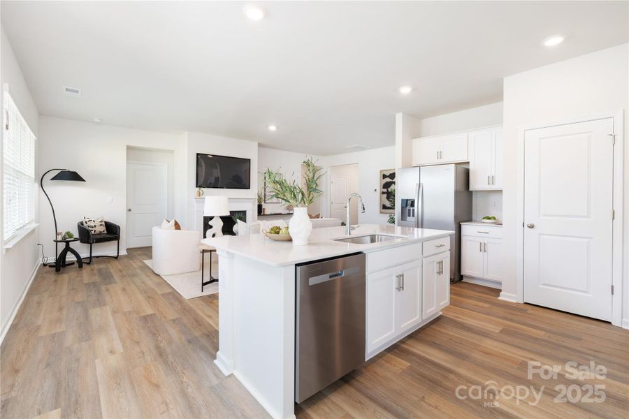 Furnished interior view inside a new home in Nolen Farm, Gastonia (Image 15). Furnished interior view inside a new home in Nolen Farm, Gastonia (Image 15).