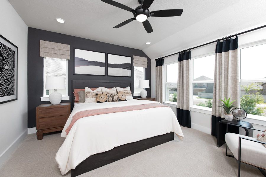 Representative furnished interior of a home built from the Chicory by Tri Pointe Homes in The Retreat at Harvest, Argyle (Image 4).