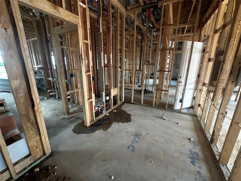 In-progress construction of a new home in Berry Creek Highlands, Georgetown, TX (Image 12).