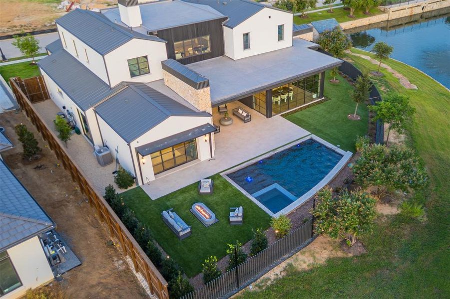 Exterior details and patio area of a home in , Southlake (Image 22).