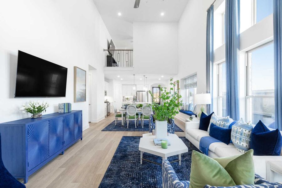 Representative Family Room - some options shown Representative Family Room - some options shown