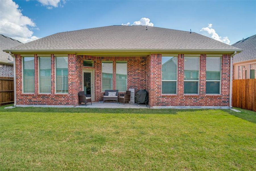 Front exterior of a new home in Bridgewater: Classic Collection, Princeton, TX, highlighting curb appeal (Image 21). Front exterior of a new home in Bridgewater: Classic Collection, Princeton, TX, highlighting curb appeal (Image 21).