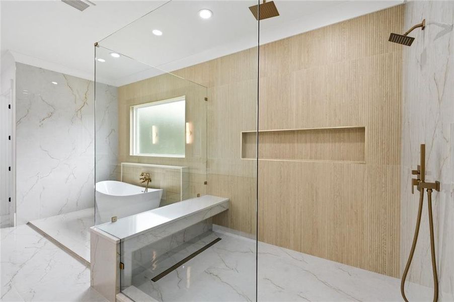 Furnished interior view inside a new home in , Buford (Image 32).