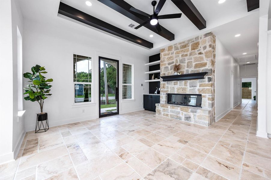 Furnished interior view inside a new home in , Needville (Image 12).