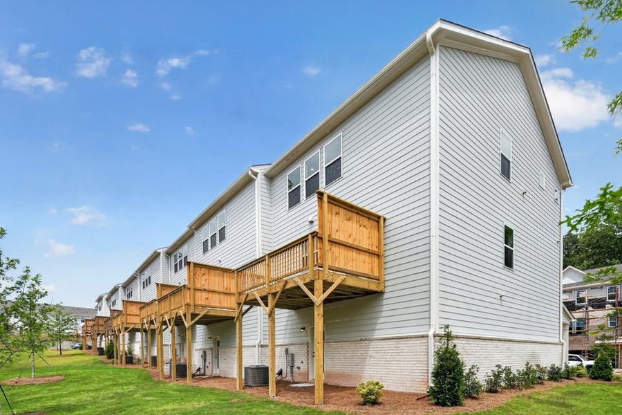 Exterior details and patio area of a home in Somerset at Veterans Memorial, Mableton (Image 4). Exterior details and patio area of a home in Somerset at Veterans Memorial, Mableton (Image 4).