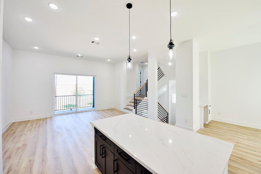 Furnished interior view inside a new home in , Houston (Image 3). Furnished interior view inside a new home in , Houston (Image 3).