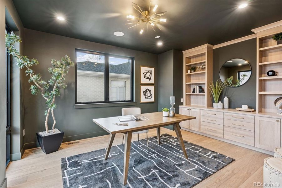 Furnished interior view inside a new home in , Denver (Image 45).