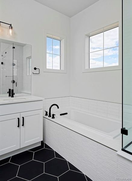 Furnished interior view inside a new home in , Fort Collins (Image 25).