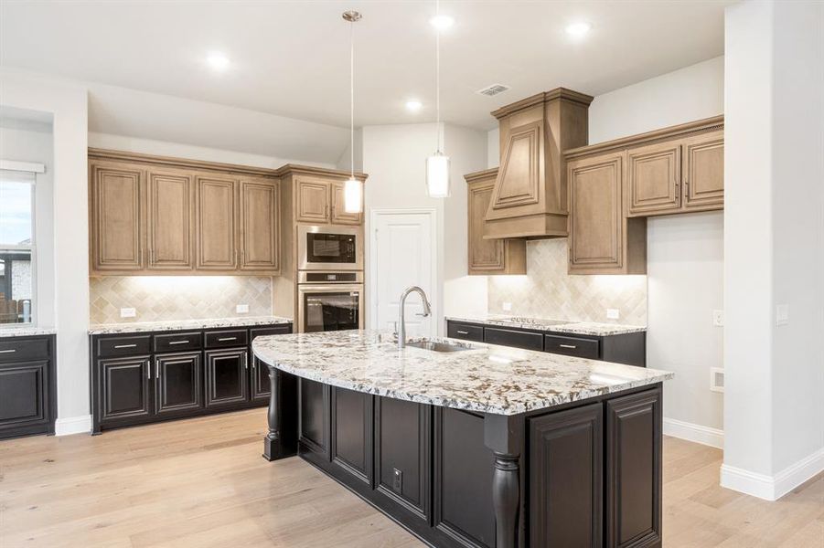 Furnished interior view inside a new home in Hayes Crossing, Midlothian (Image 12).