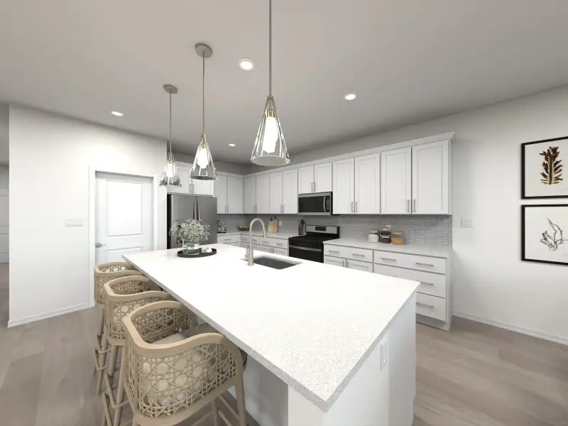 Furnished interior view inside a new home in , Apopka (Image 3).
