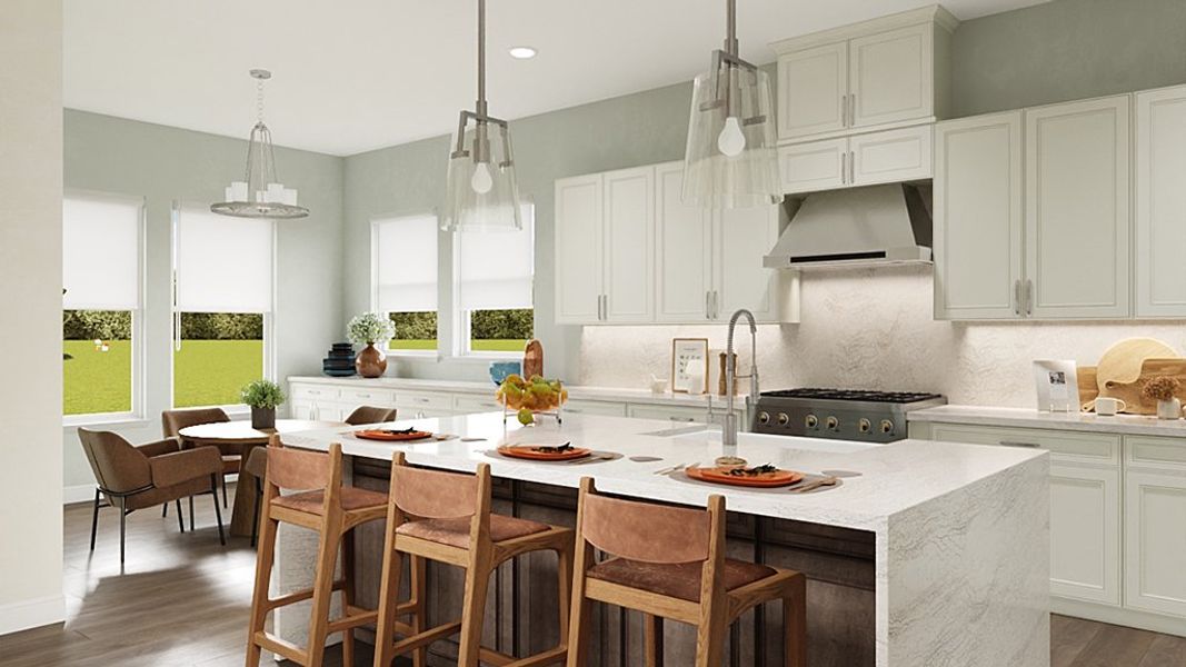 Representative furnished interior of a home built from the Ravenna by Taylor Morrison in Esplanade at Solaeris, Port St. Lucie (Image 12).
