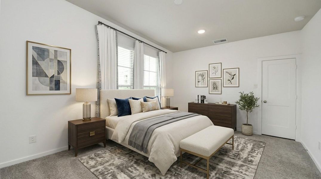 Virtually Staged - Secondary Bedroom.