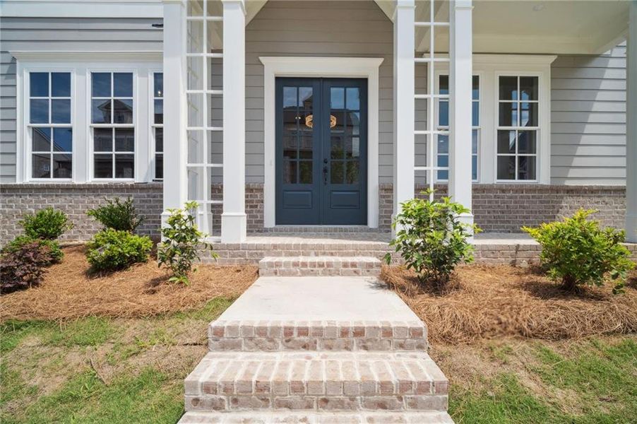 Exterior details and patio area of a home in , Woodstock (Image 26).