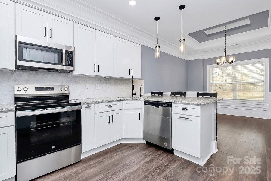Furnished interior view inside a new home in , Charlotte (Image 13).
