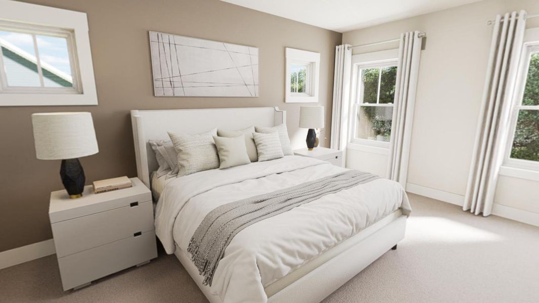 Furnished interior view inside a new home in Golden Gate, High Point (Image 4).