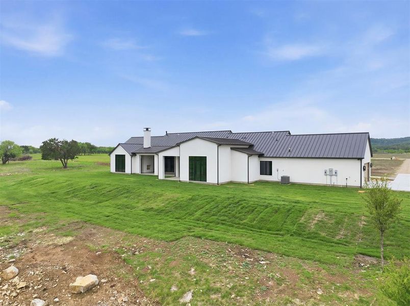 Exterior details and patio area of a home in , Strawn (Image 24).