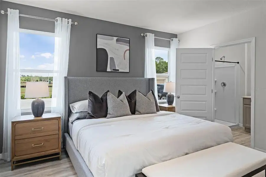 Furnished interior view inside a new home in Cascades, Davenport (Image 2). Furnished interior view inside a new home in Cascades, Davenport (Image 2).