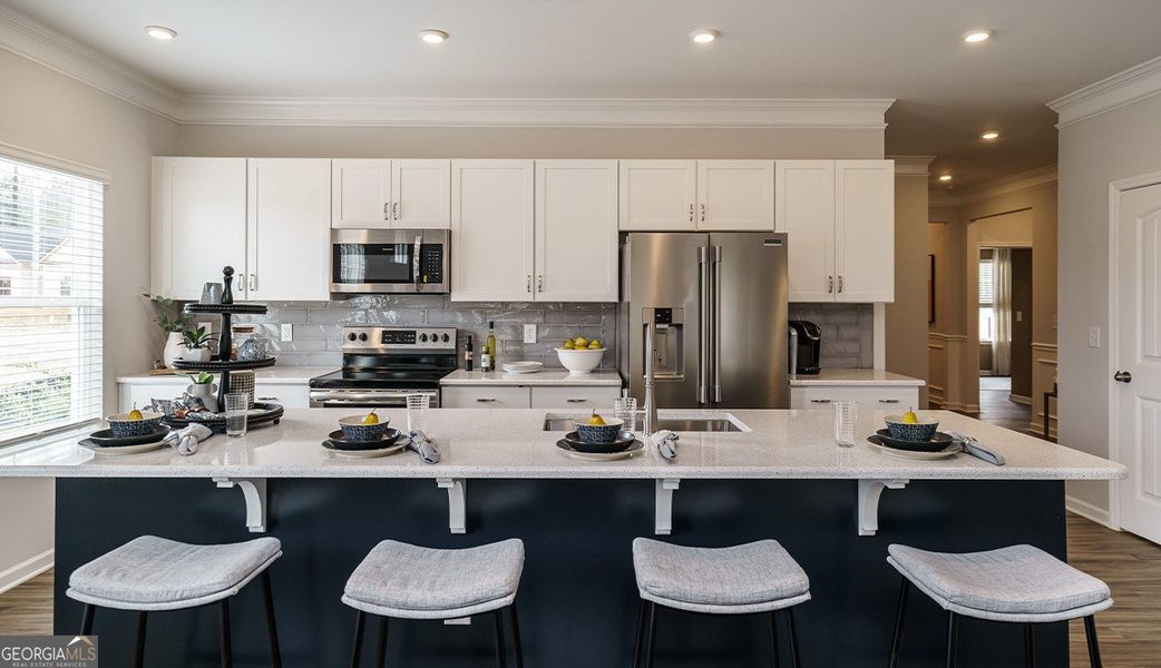 Furnished interior view inside a new home in Cobblestone Crossing, Warner Robins (Image 9).