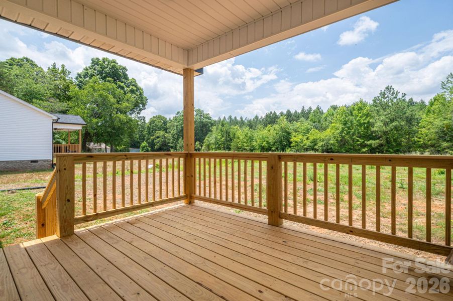 Rear Deck & Yard