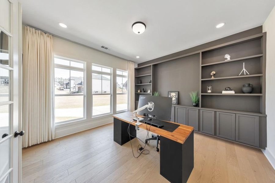 Furnished interior view inside a new home in , Woodstock (Image 45).