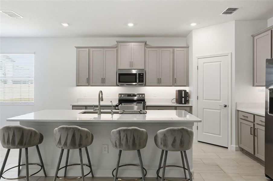 Furnished interior view inside a new home in Mirada Active Adult, San Antonio (Image 31).