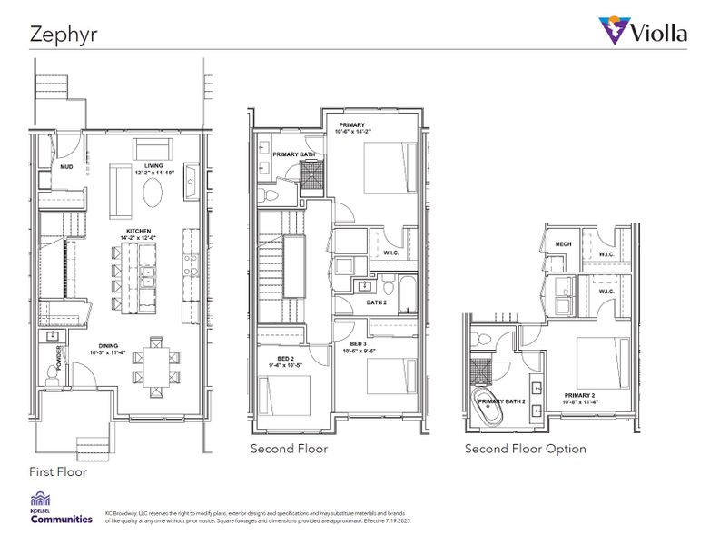 2D floor plan layout for the Plan 4 by Koelbel and Company in Violla, Boulder, CO (Image 18).