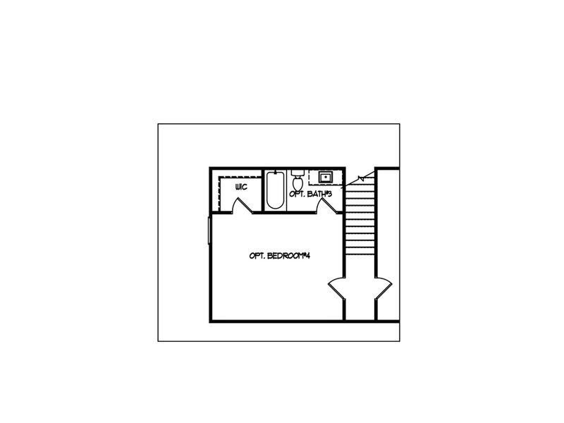 2D floor plan layout for the The Serenity by My Home Communities in Red Bird Manor, Jefferson, GA (Image 5). 2D floor plan layout for the The Serenity by My Home Communities in Red Bird Manor, Jefferson, GA (Image 5).