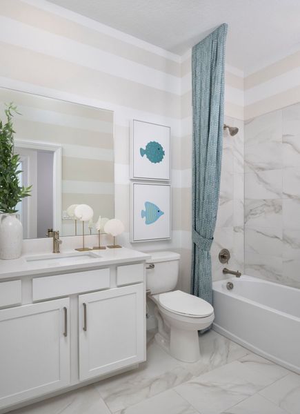 Representative furnished interior of a home built from the Oxeye by Mattamy Homes in Newfield, Palm City (Image 14).