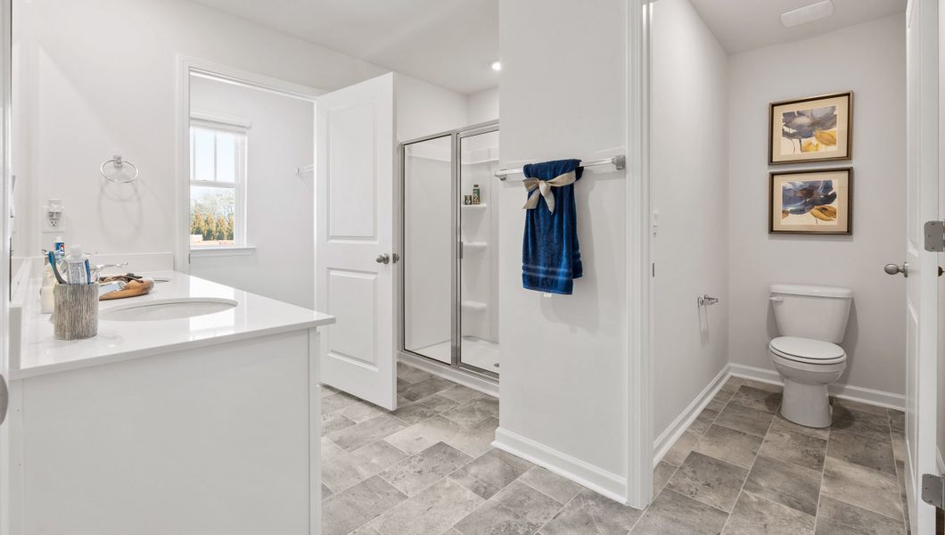 Representative furnished interior of a home built from the Hayden by D.R. Horton in Lightwood Cottages, Moore (Image 26).