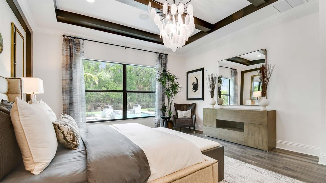 Furnished interior view inside a new home in Artistry Palm Beach, Palm Beach (Image 17).