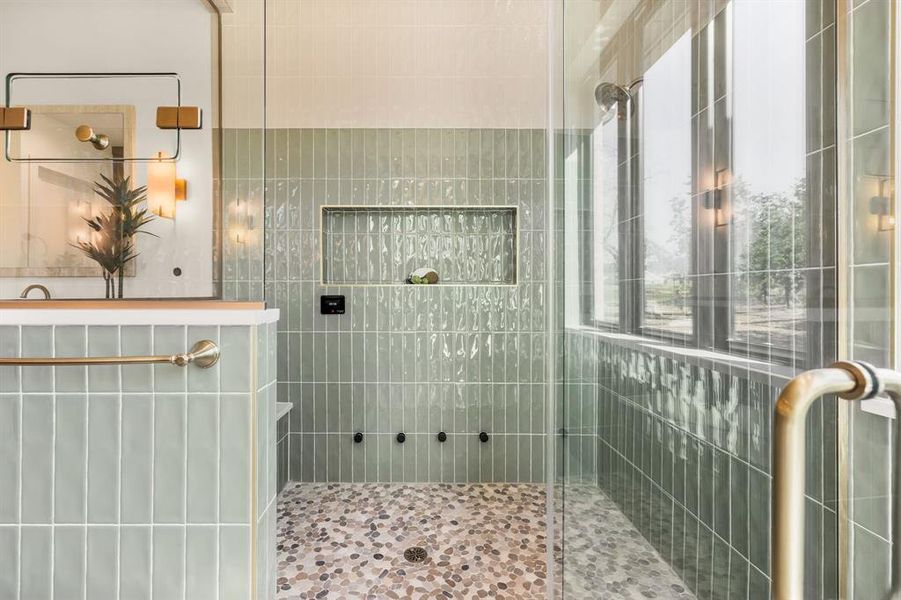 Furnished interior view inside a new home in , Weatherford (Image 34).