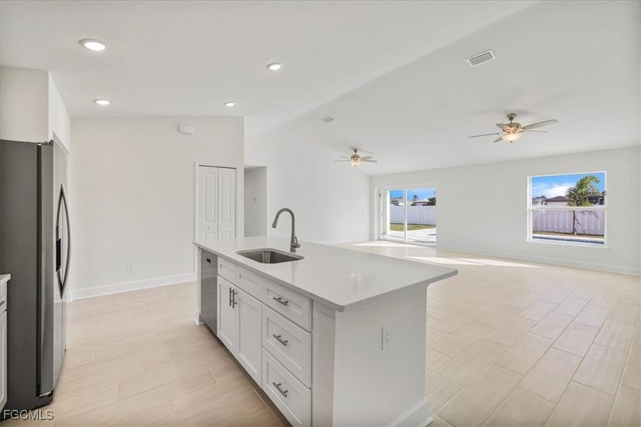 Furnished interior view inside a new home in Cape Coral, Cape Coral (Image 13). Furnished interior view inside a new home in Cape Coral, Cape Coral (Image 13).